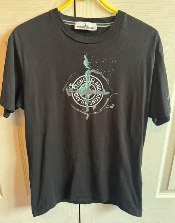 Stone Island Stone Island black graphic t-shirt Size M product image